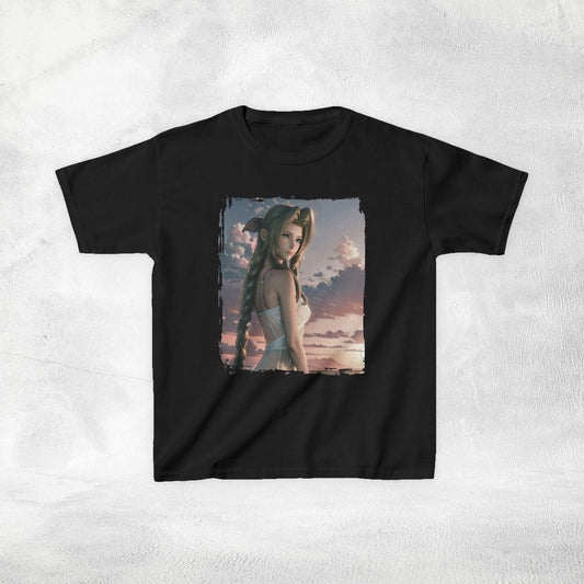 Kids gaming shirt Final Fantasy Aerith Gainsborough