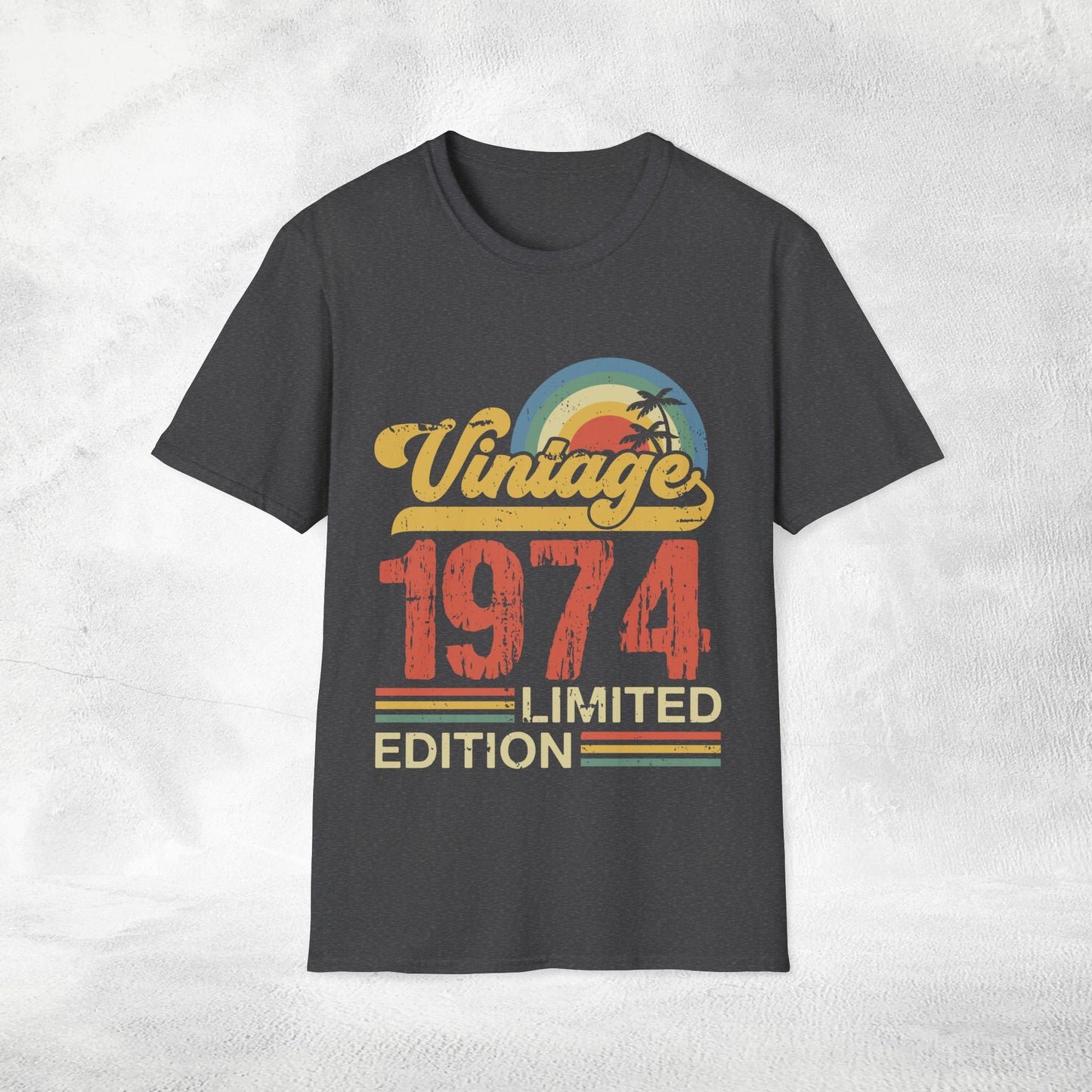 Unisex year of birth shirt 1974