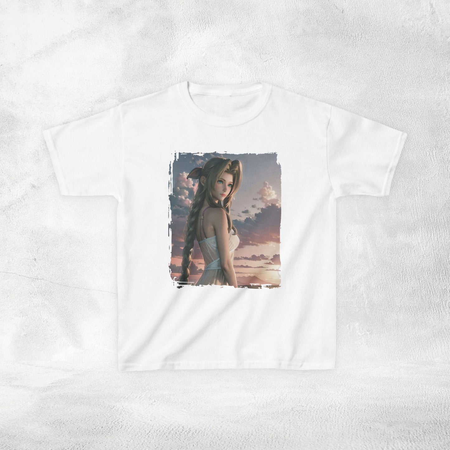 Kids gaming shirt Final Fantasy Aerith Gainsborough