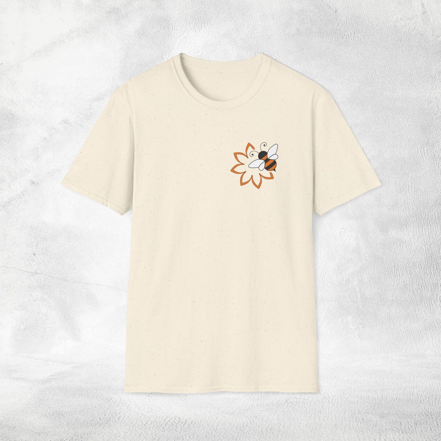 woman's nature inspired shirt bee