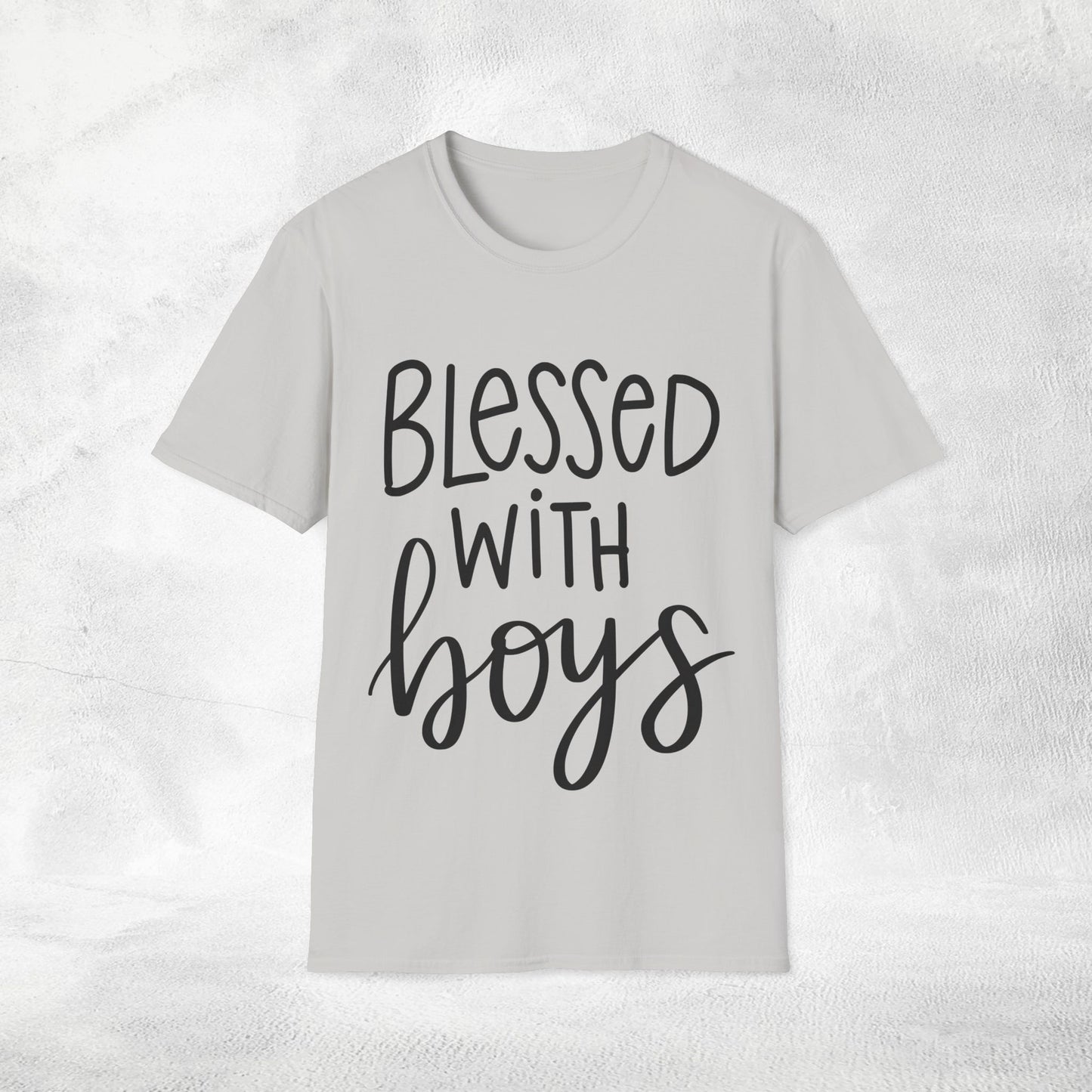 family shirt blessed with boys