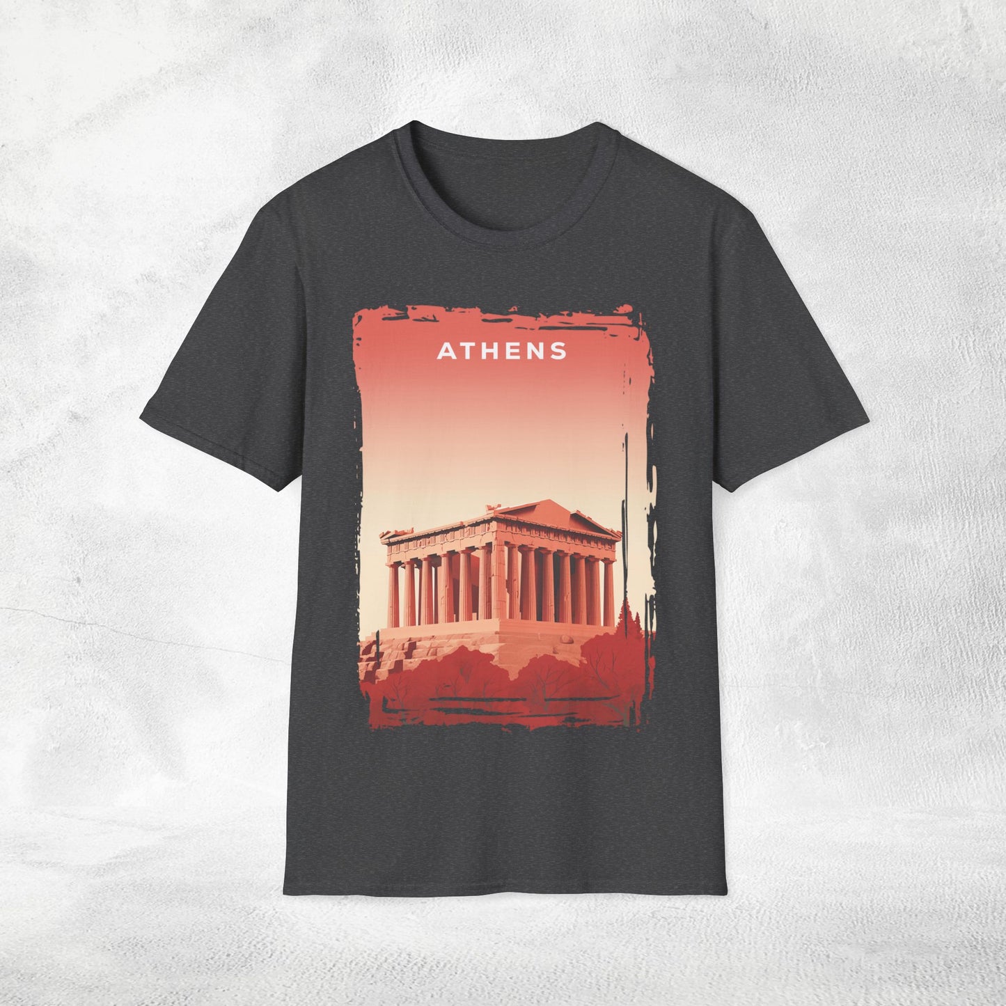 Women T-shirt Athens vacation tee
