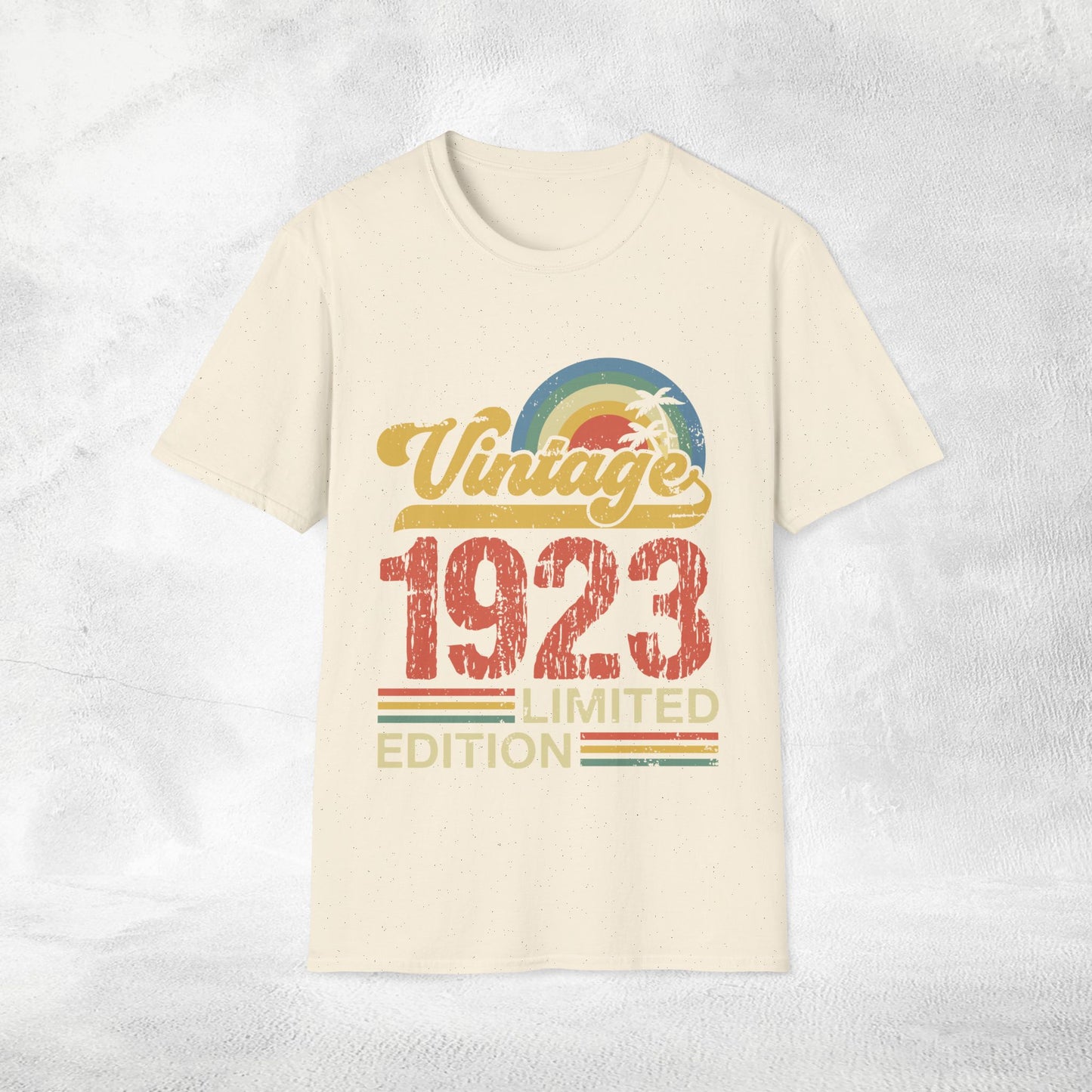 Unisex year of birth shirt 1923