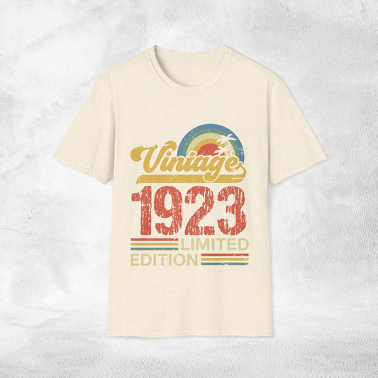 Unisex year of birth shirt 1923