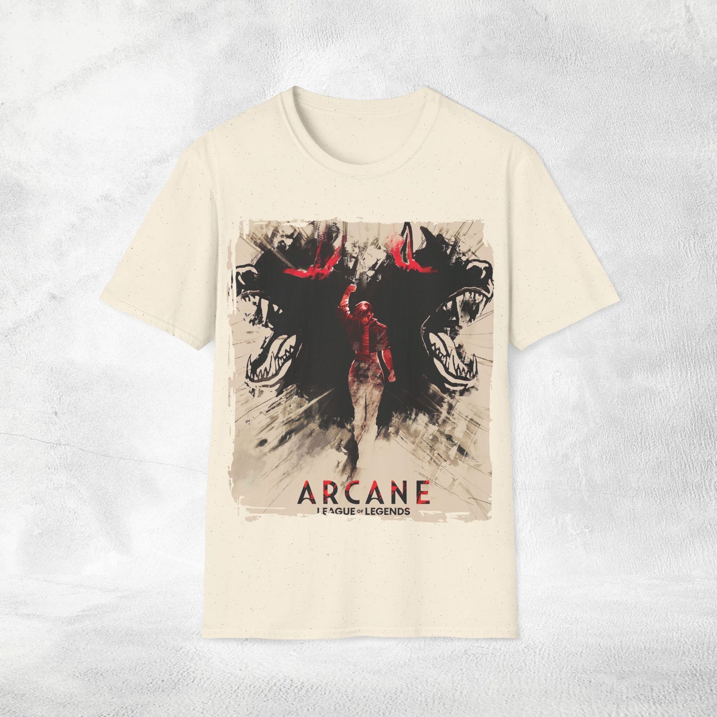 Unisex Gaming shirt Arcane Series LOL Vi
