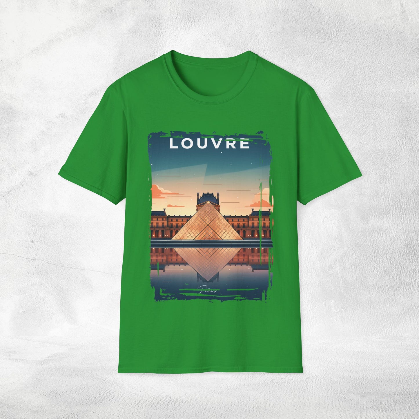 Women T-shirt Louvre vacation tee