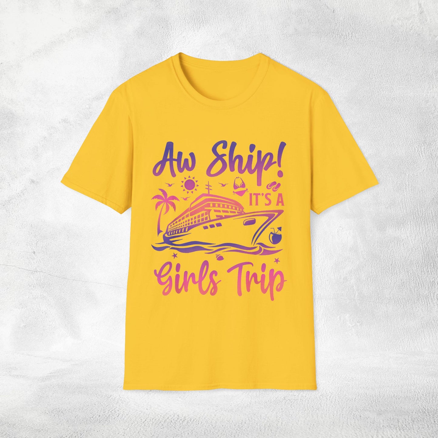Womens T-shirt girls trip Aw Ship