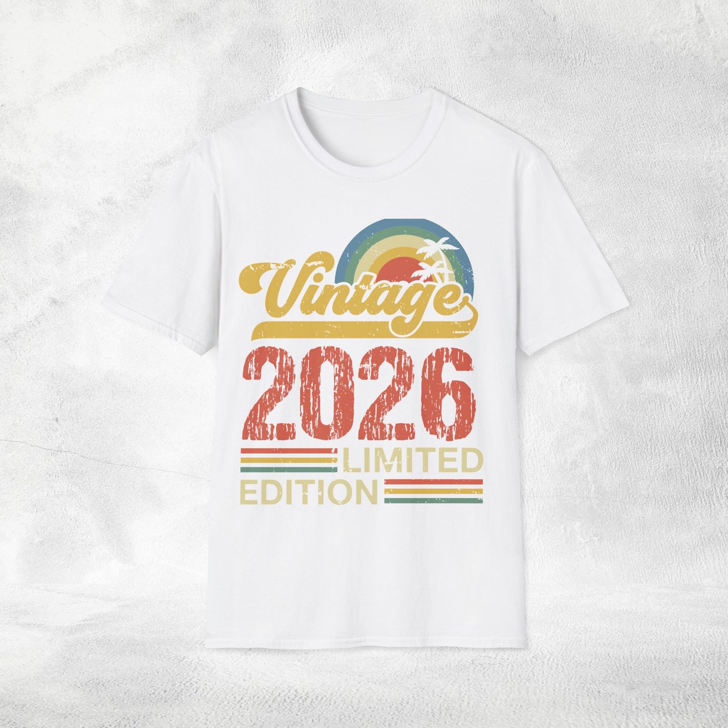Unisex year of birth shirt 2026