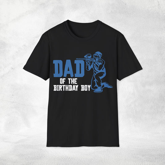 Unisex Paintball shirt Dad of the birthday boy