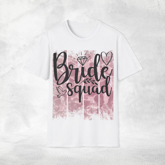 Women's T-Shirt bride squad bachelorette party