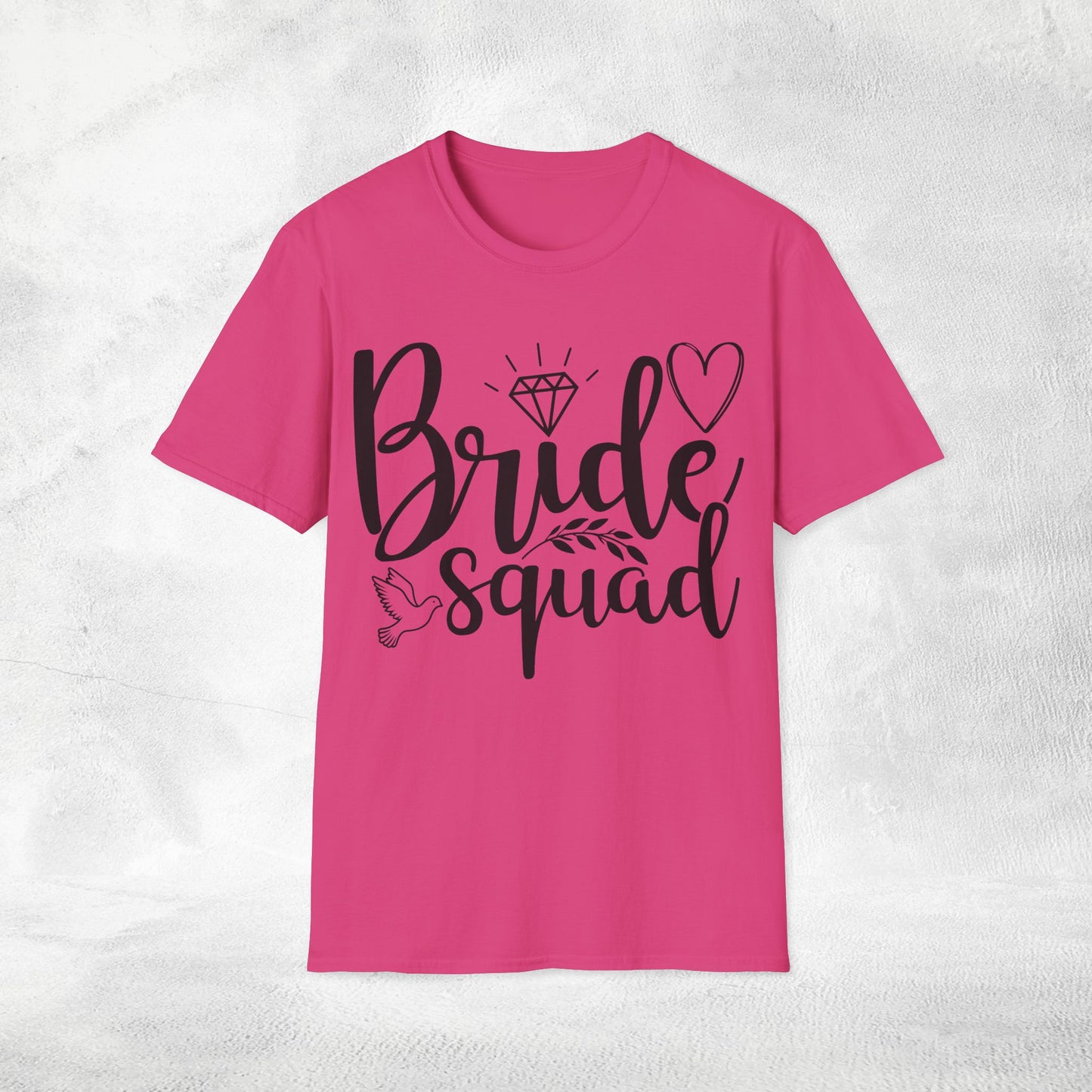 Women's T-Shirt bride squad bachelorette party