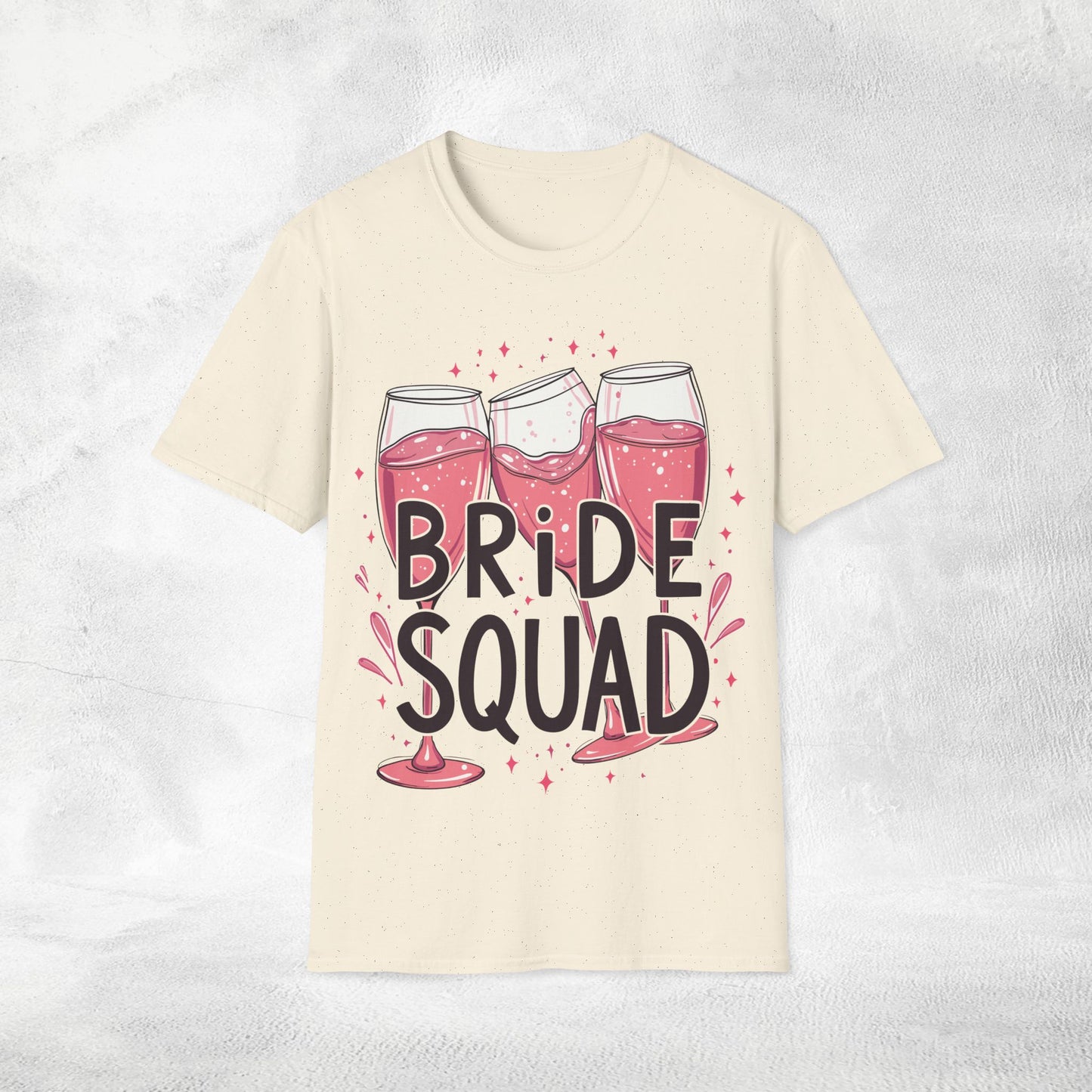 Women's T-Shirt Bride Squad bachelorette party