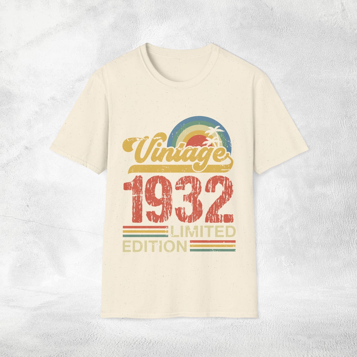 Unisex year of birth shirt 1932