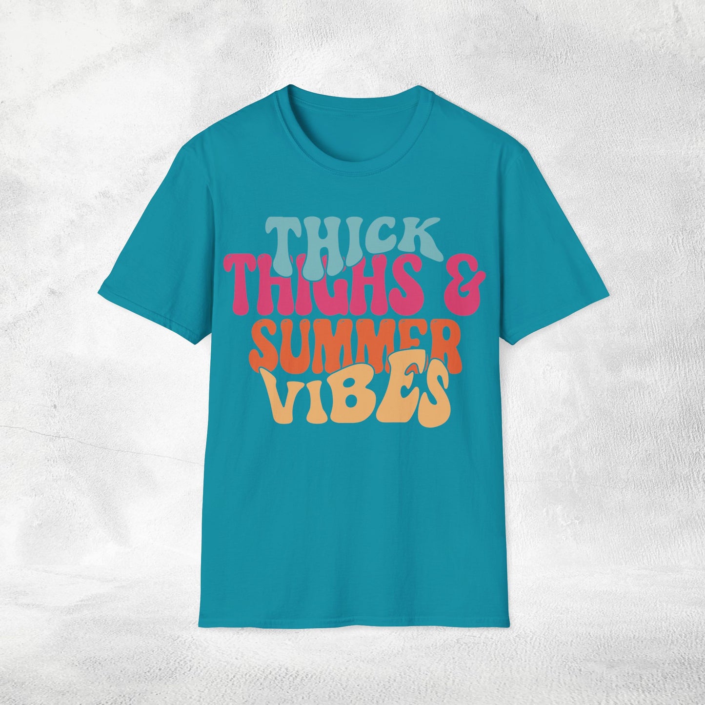 women shirt thick thighs and summer vibes