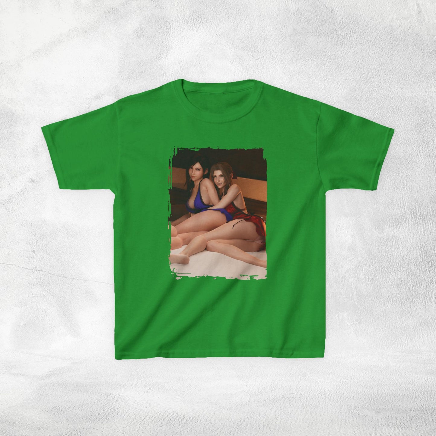 Kids gaming shirt Final Fantasy Aerith and Tifa