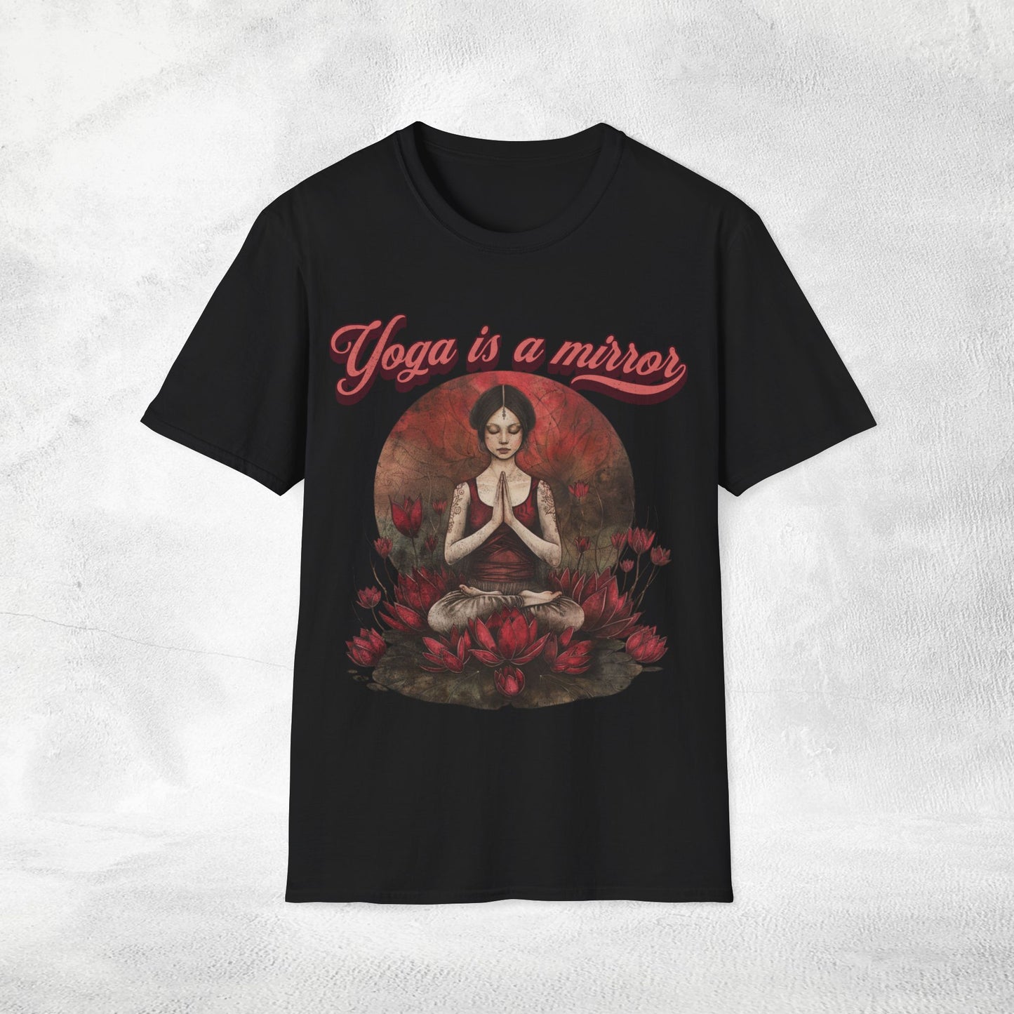 Women's yoga shirt Yoga is a mirror