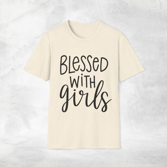 family shirt blessed with girls