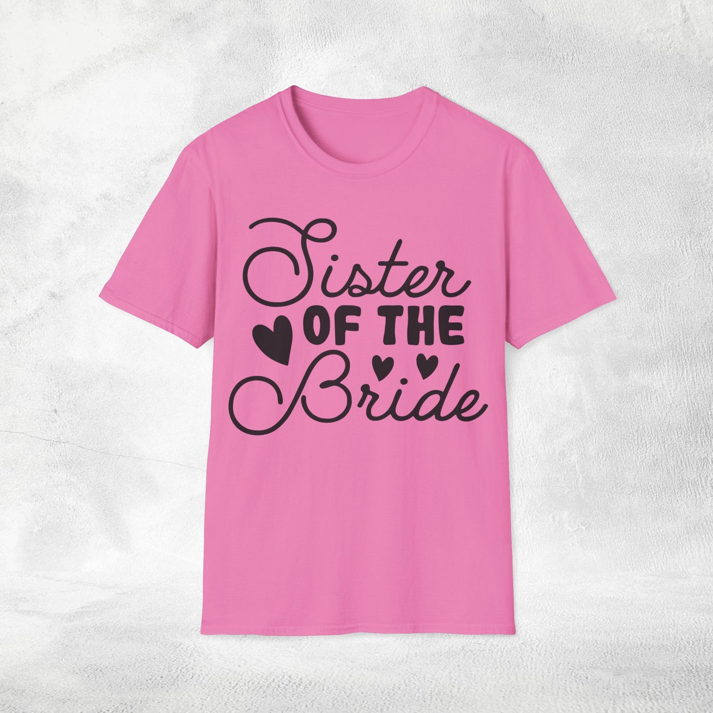 Women's T-Shirt sister of the bride bachelorette party