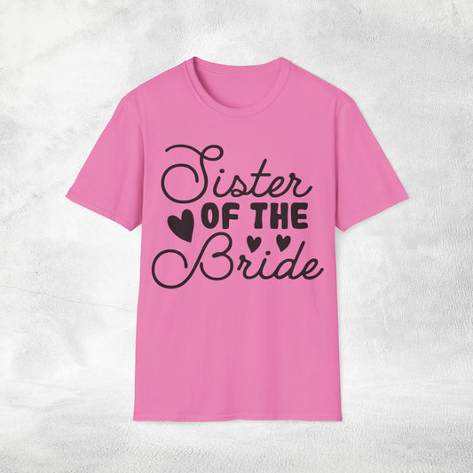 Women's T-Shirt sister of the bride bachelorette party