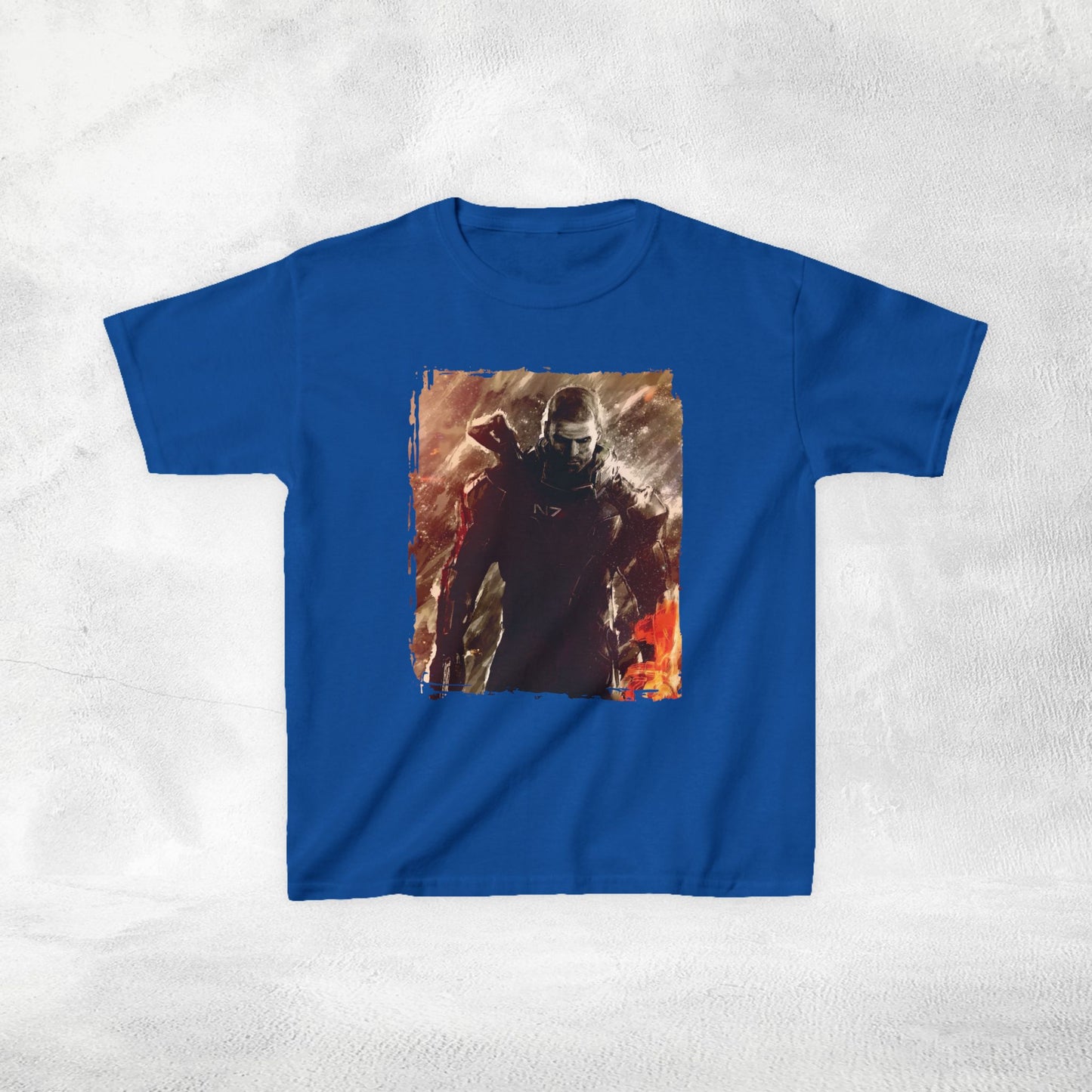 Kids gaming shirt Mass Effect Shepard