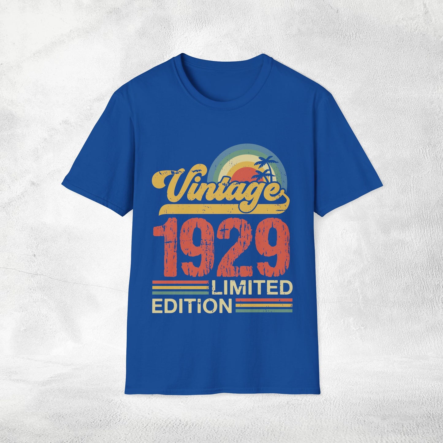 Unisex year of birth shirt 1929