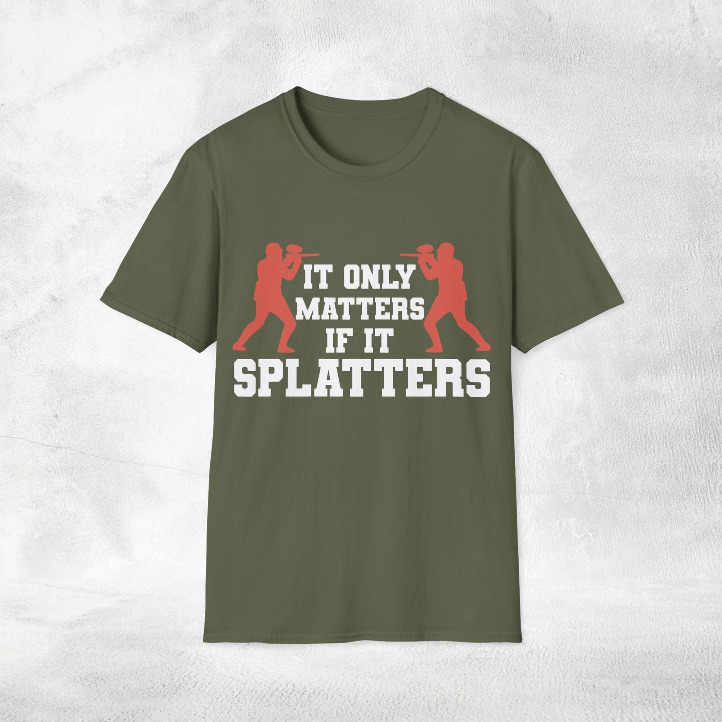 Unisex Paintball shirt Splatter