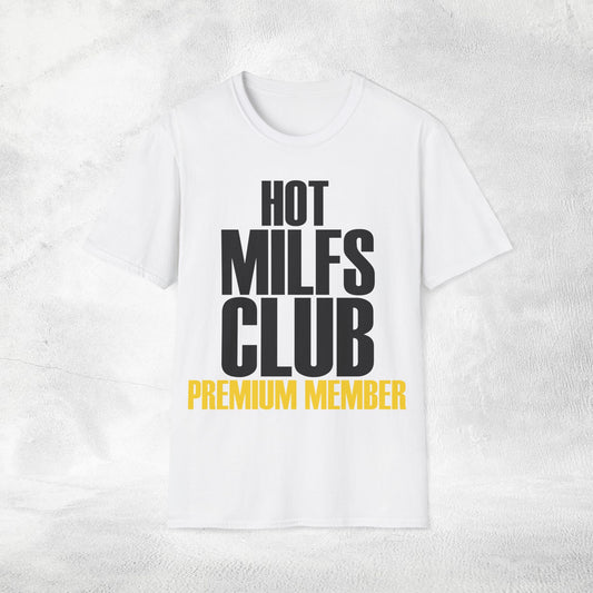 Womens Wifey T-shirt HOT MILFS CLUB Premium Member