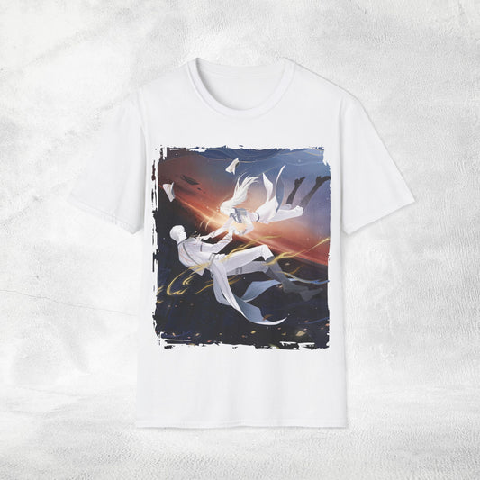 Unisex anime shirt Caleb Love and Deepspace