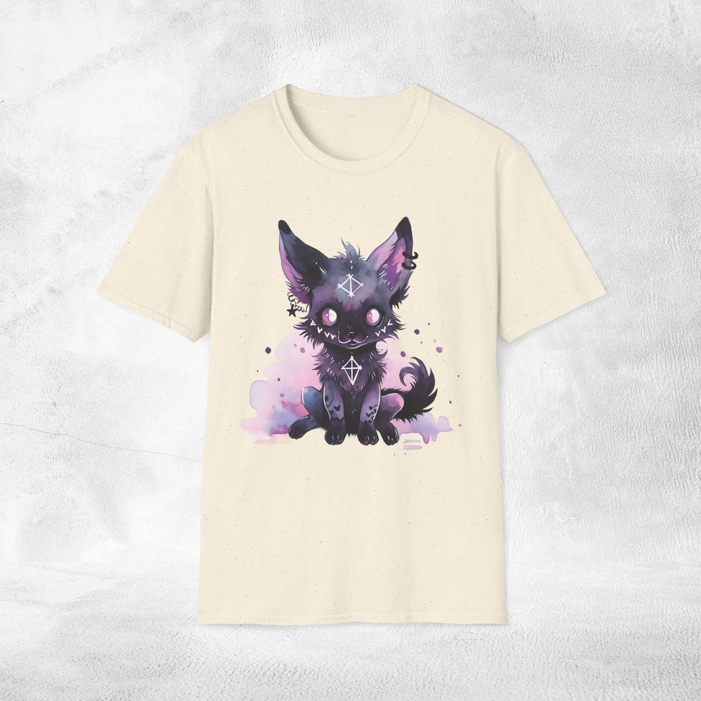 Unisex Gothic Shirt Pastel Wolf