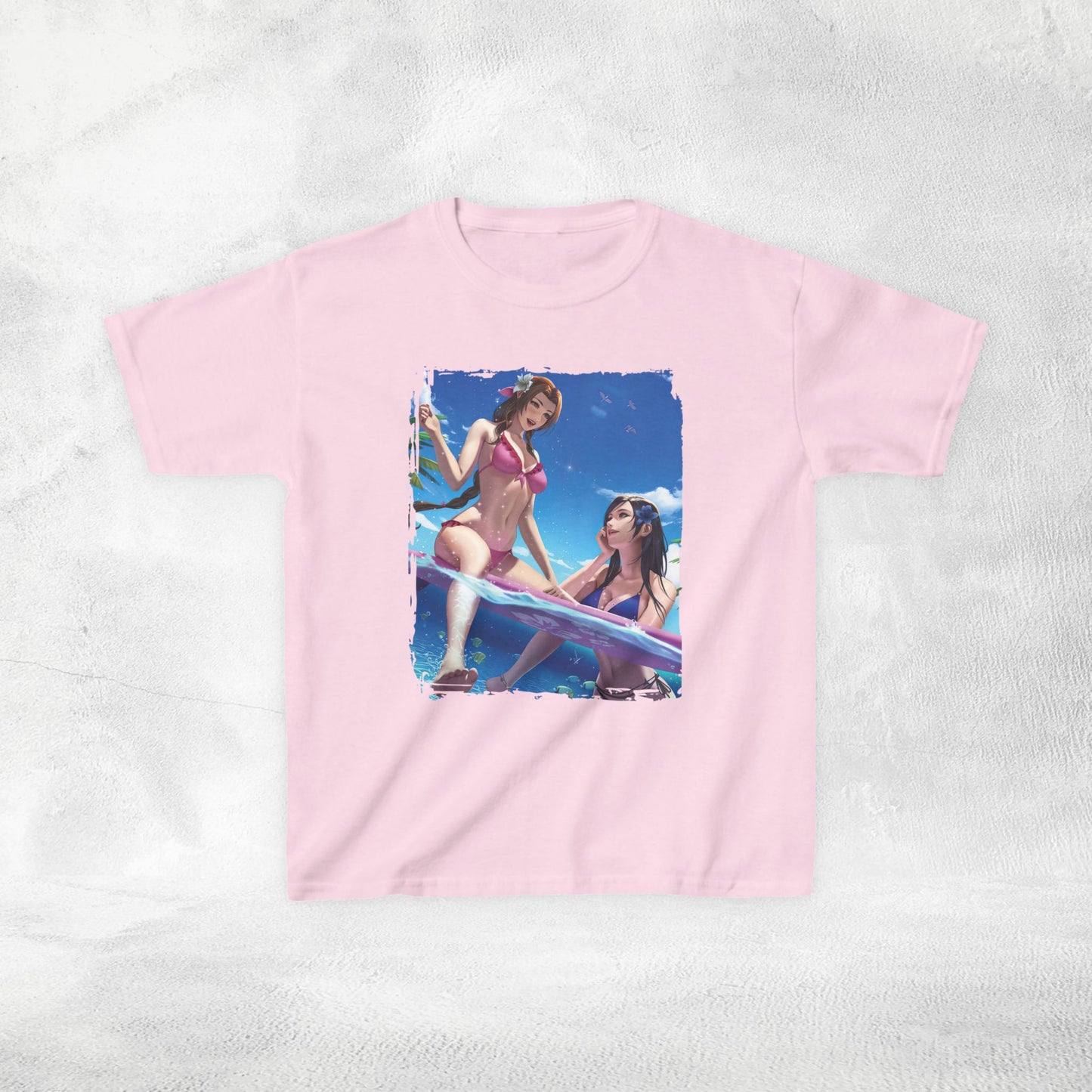 Kids gaming shirt Final Fantasy Tifa Lockhart and Aerith Gainsborough