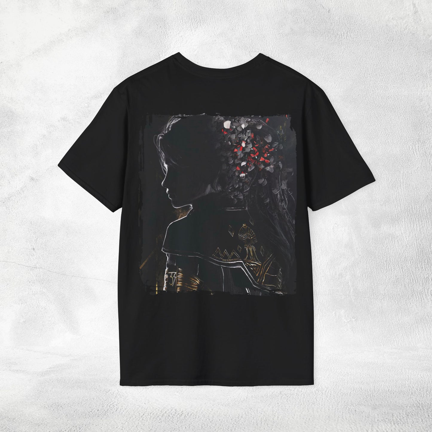 Unisex gaming shirt Expedition 33 Maelle BACKPRINT