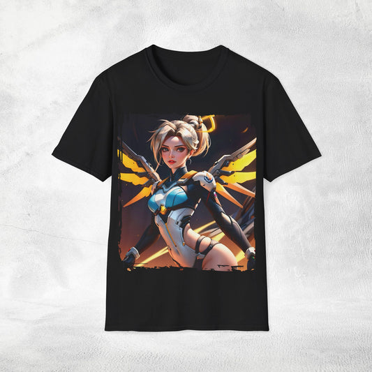 Unisex Gaming shirt Overwatch Mercy