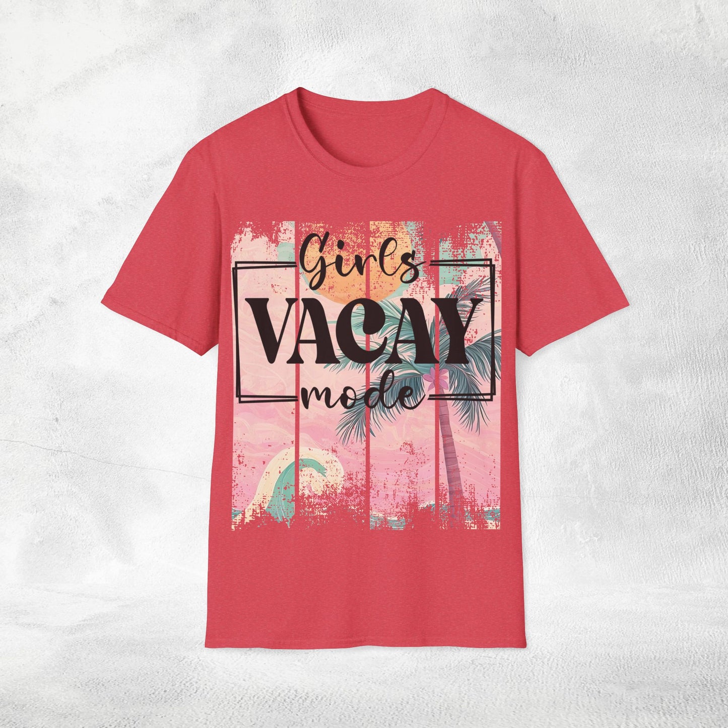 Womens T-shirt girls vacay mode
