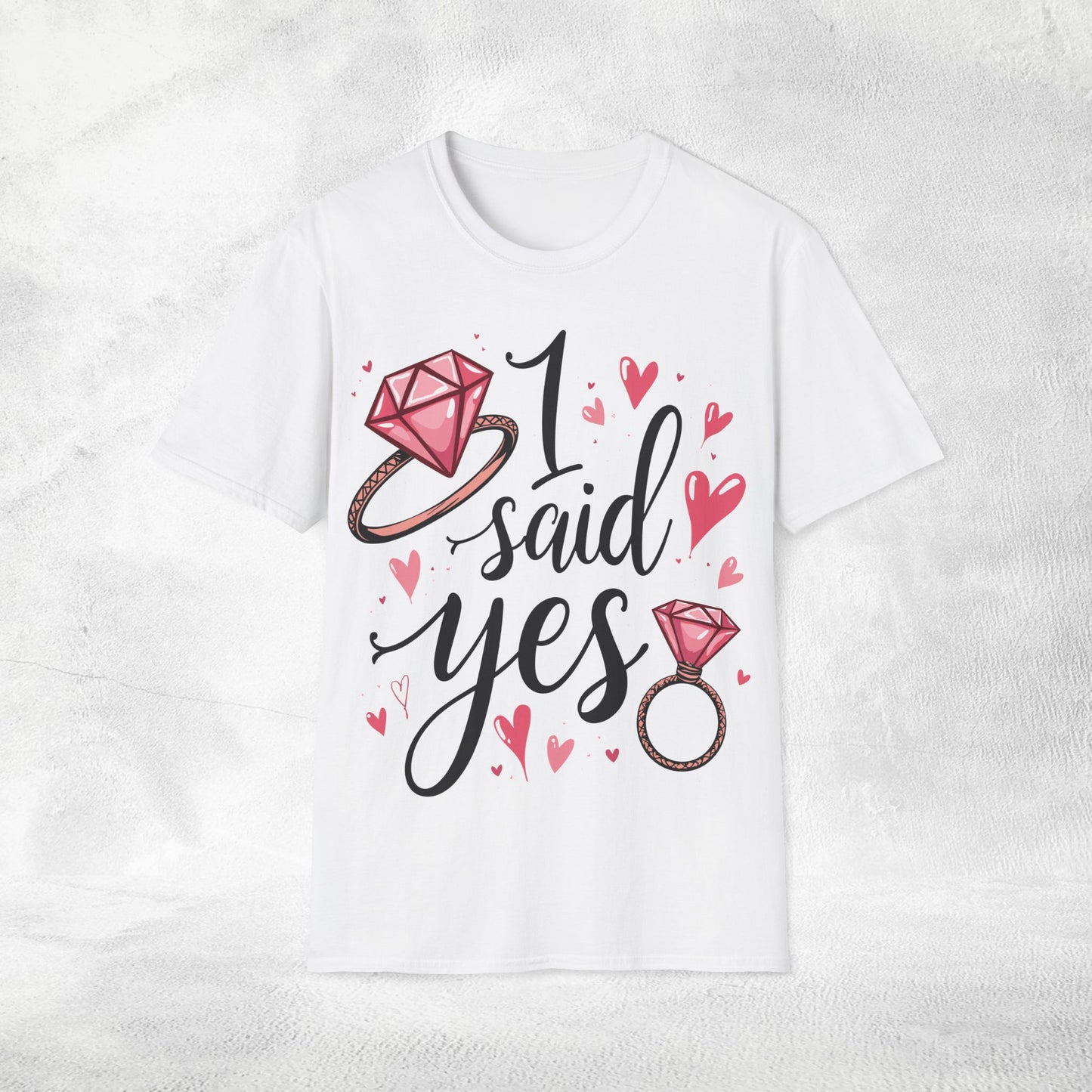 Women's T-Shirt I said yes bachelorette party