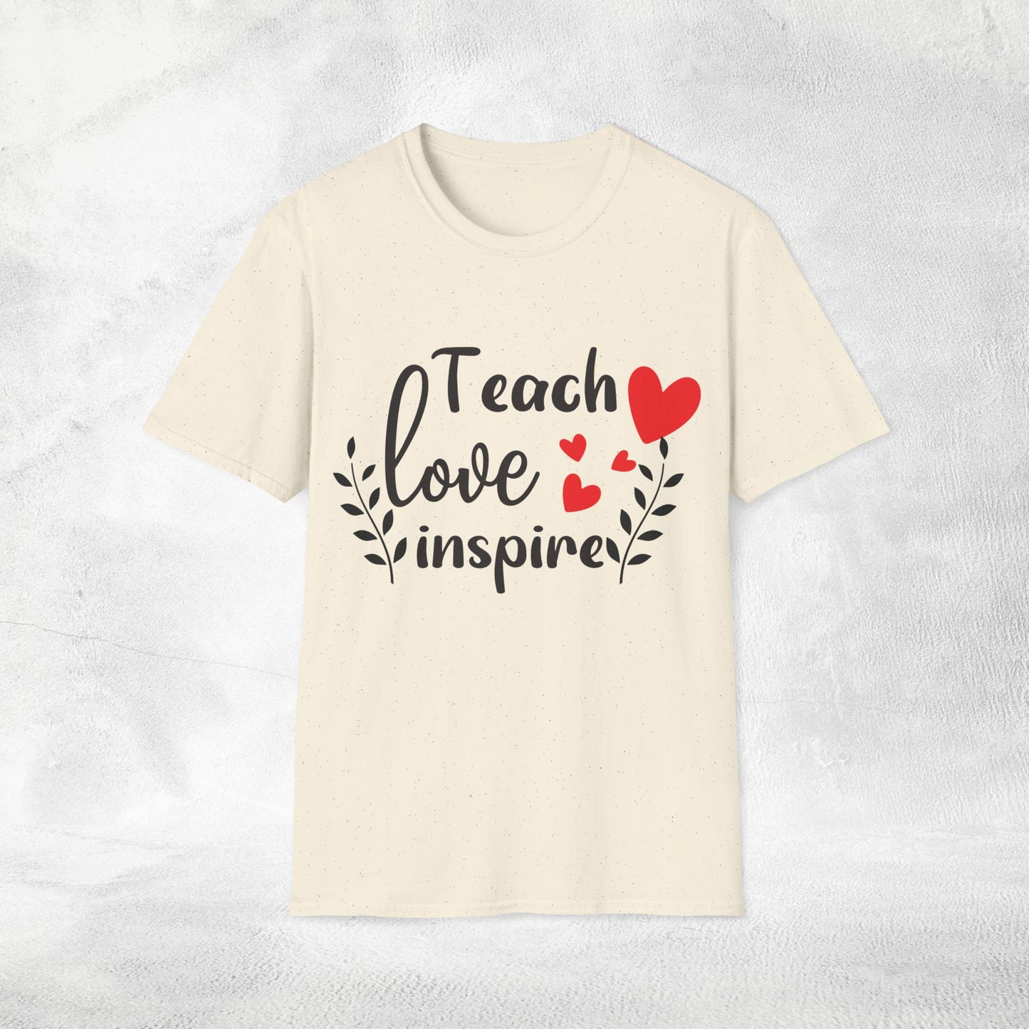teacher shirt teach love inspire