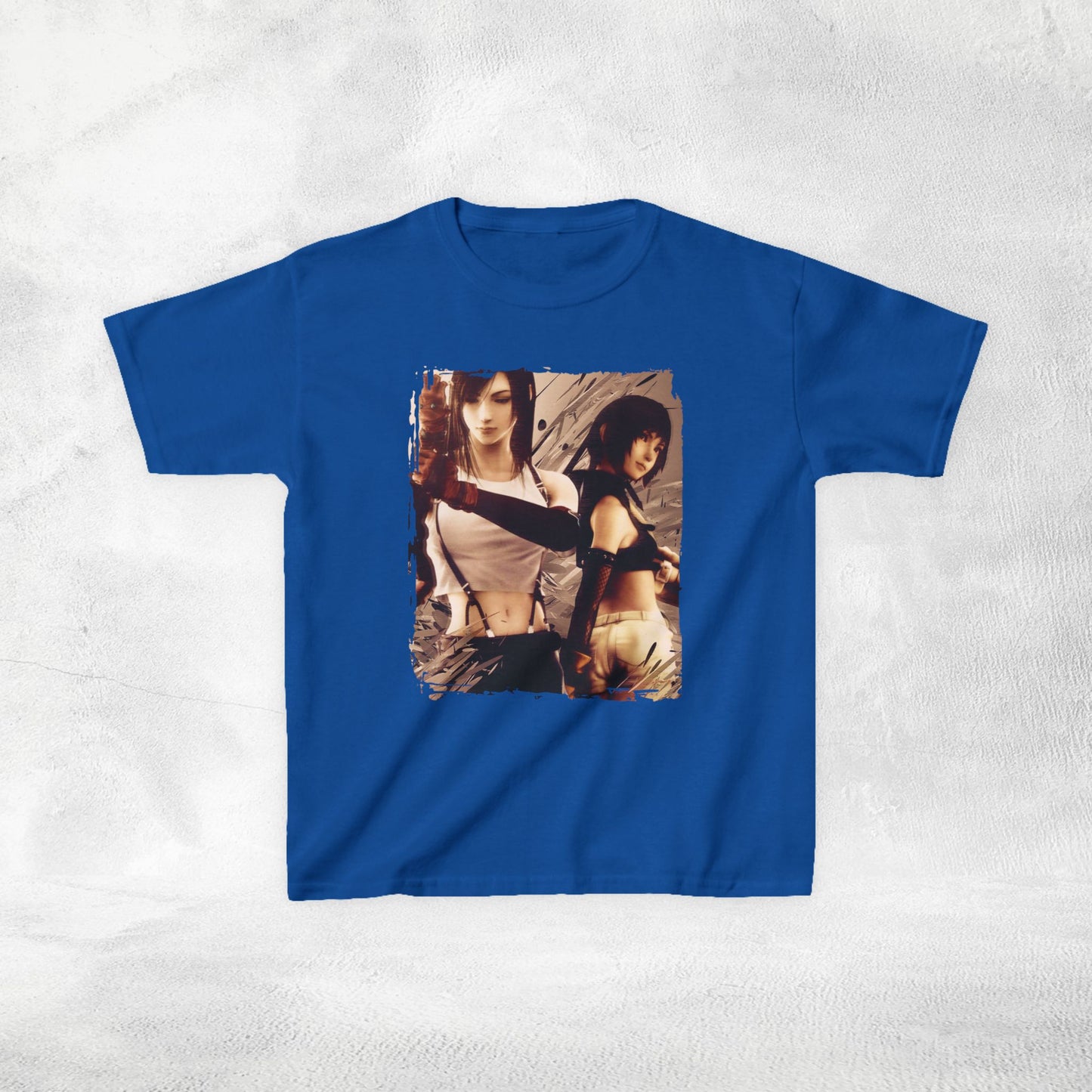 Kids gaming shirt Final Fantasy Tifa Lockhart and Yuffie Kisaragi