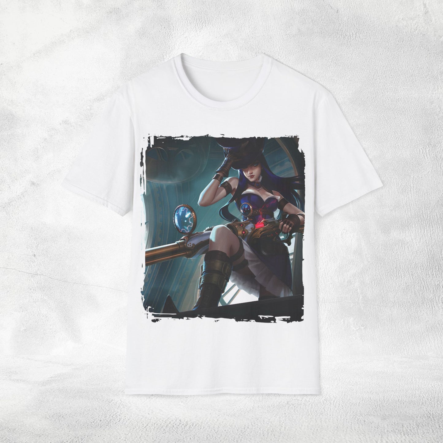 Unisex gaming shirt Caitlyn Arcane League of Legends