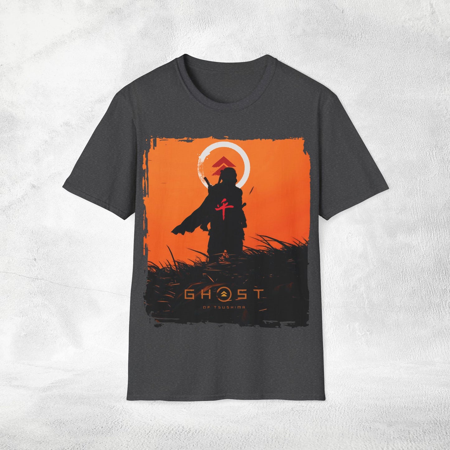 Unisex gaming shirt Ghost of Tsushima