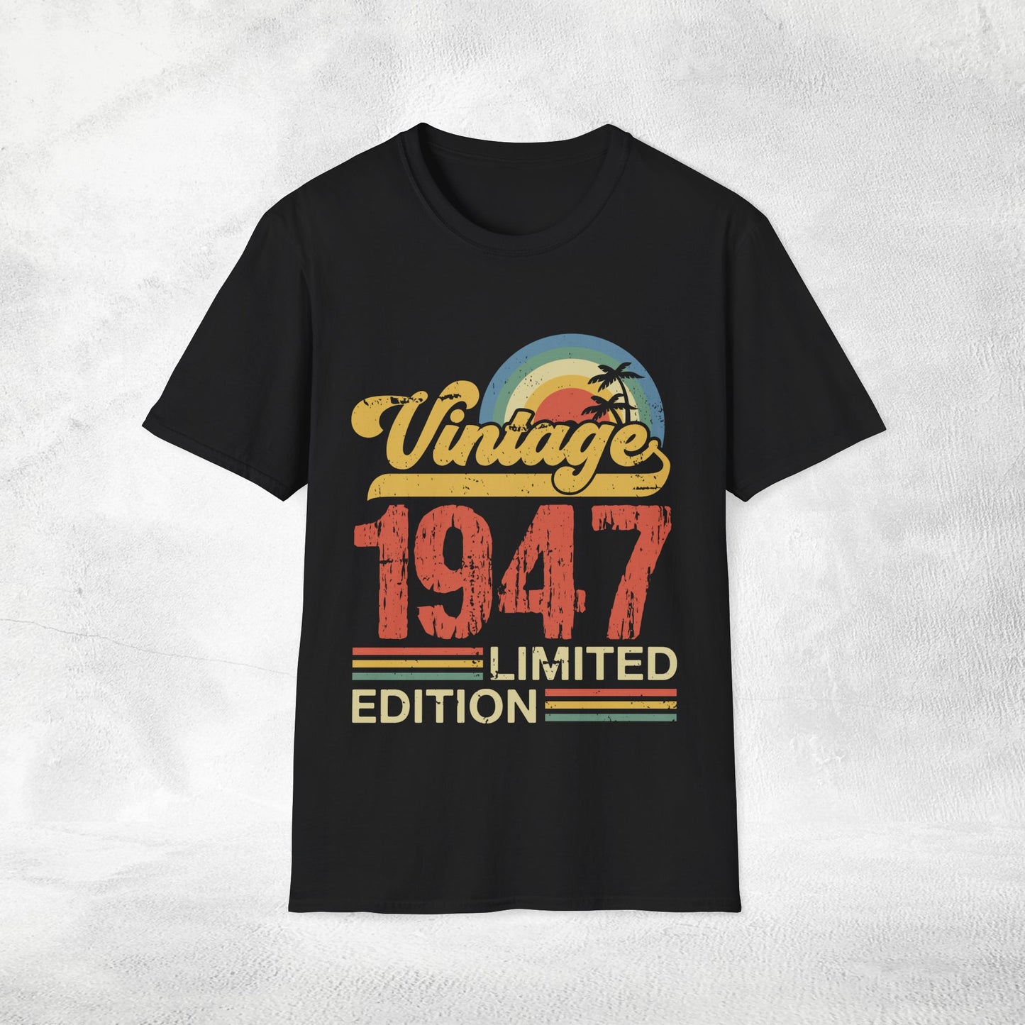 Unisex year of birth shirt 1947