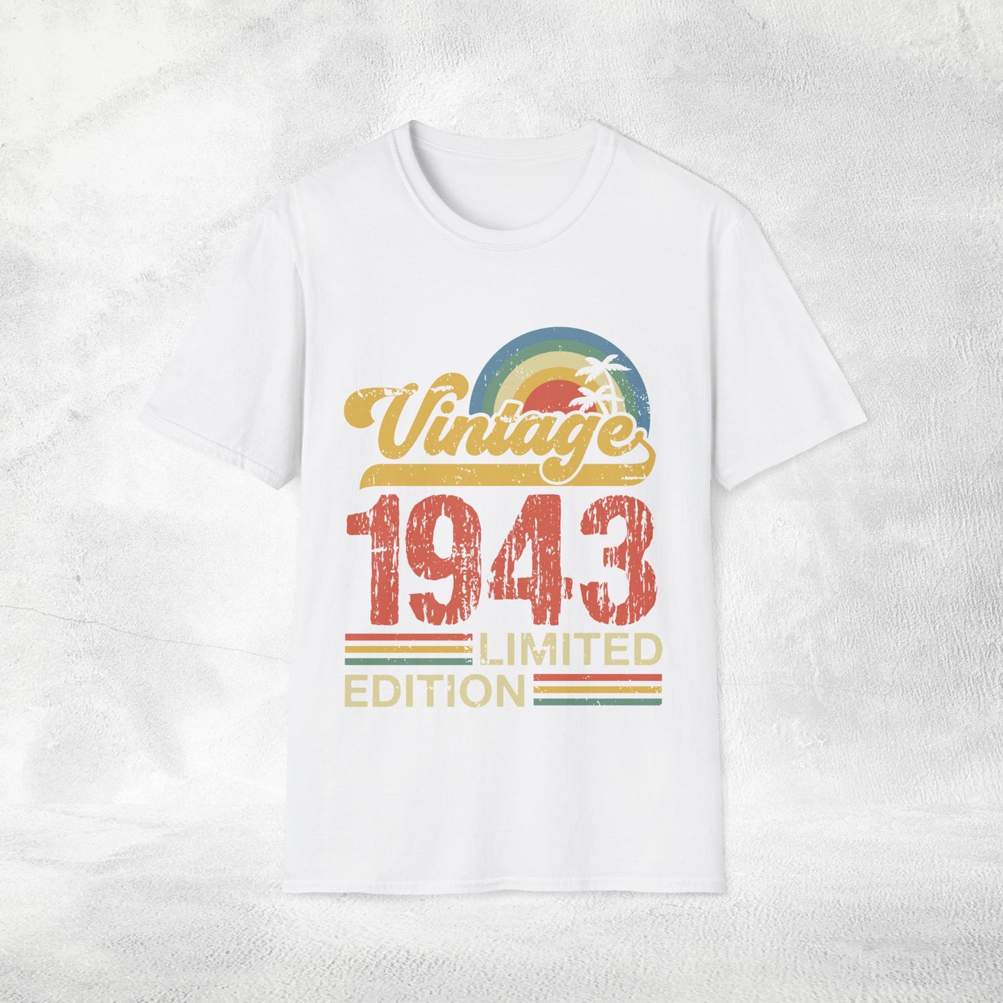 Unisex year of birth shirt 1943
