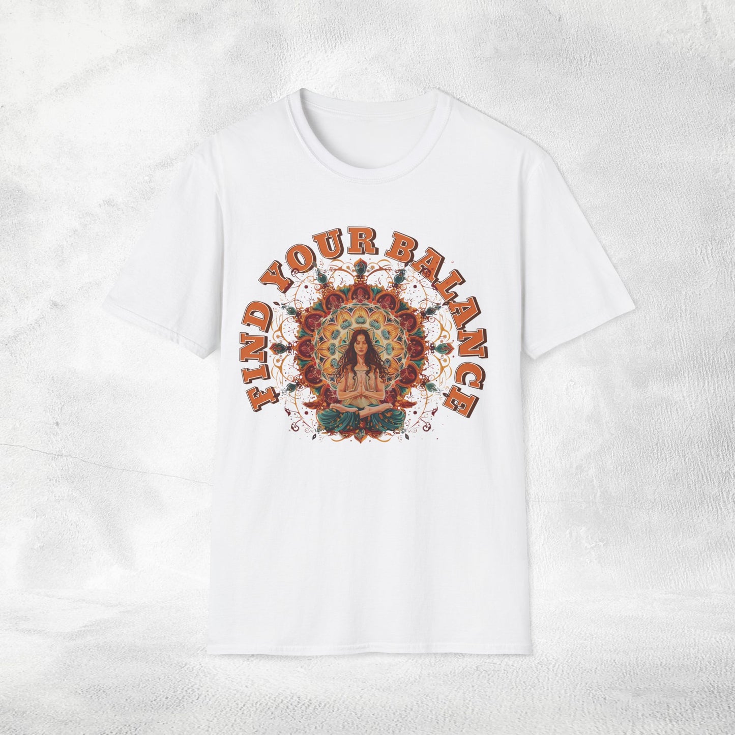 Women's yoga shirt find your balance