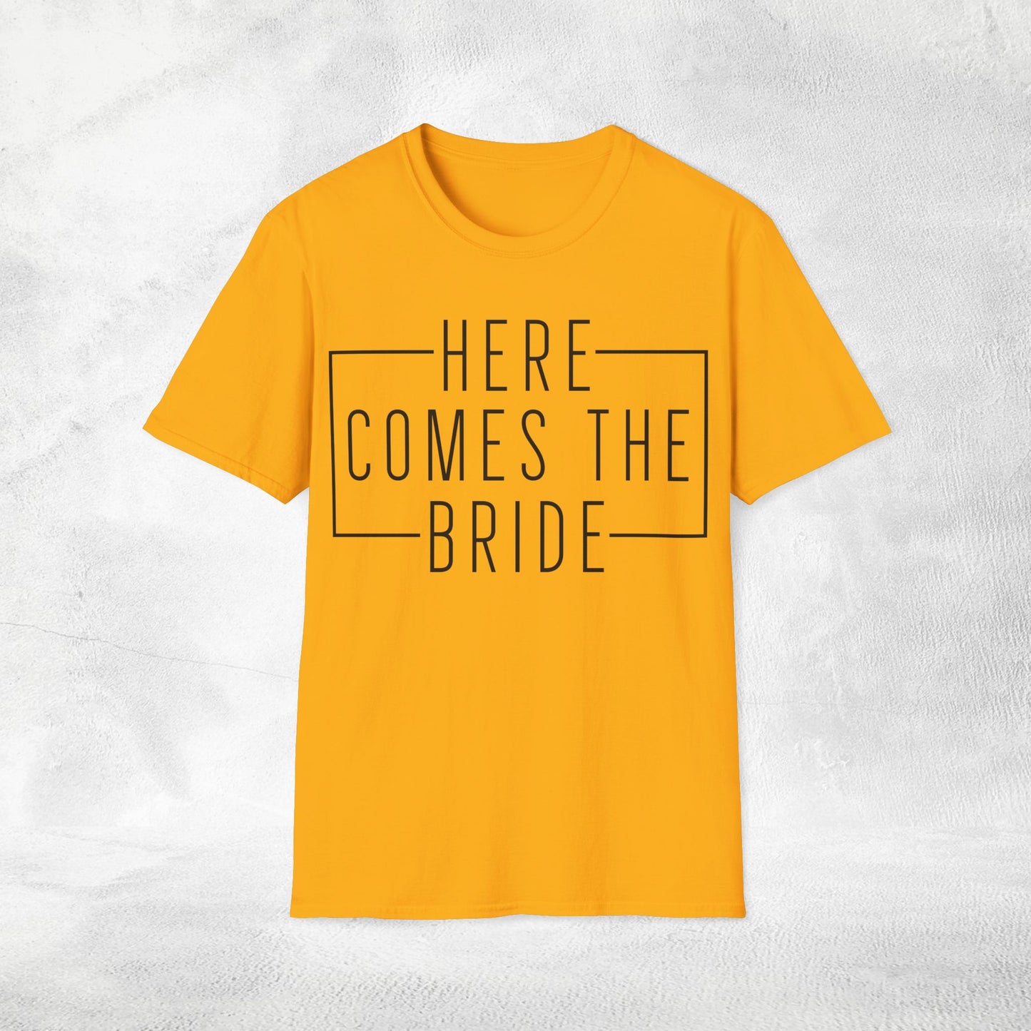 Women's T-Shirt here comes the bride bachelorette party