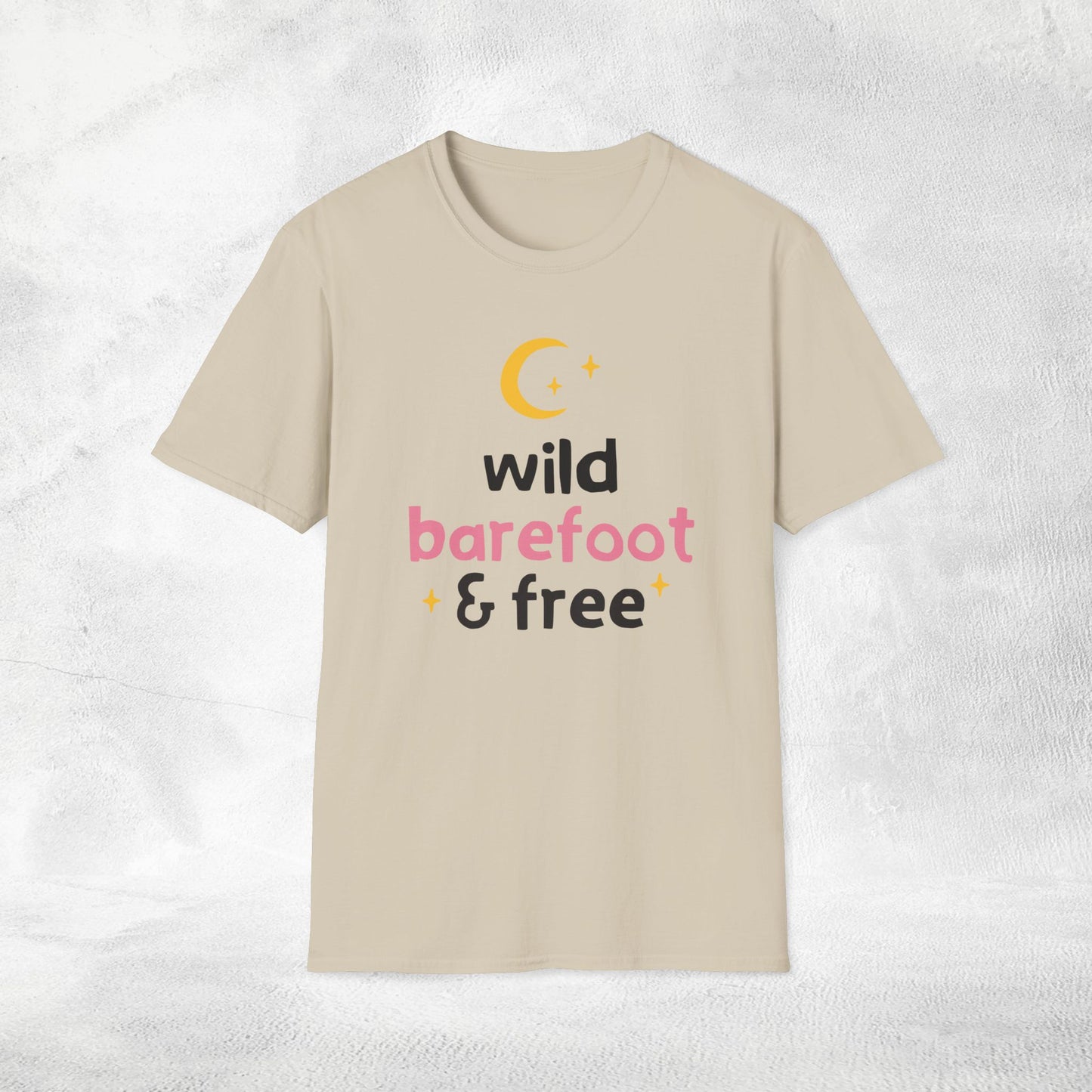 Women's yoga shirt wild barefoot &amp; free