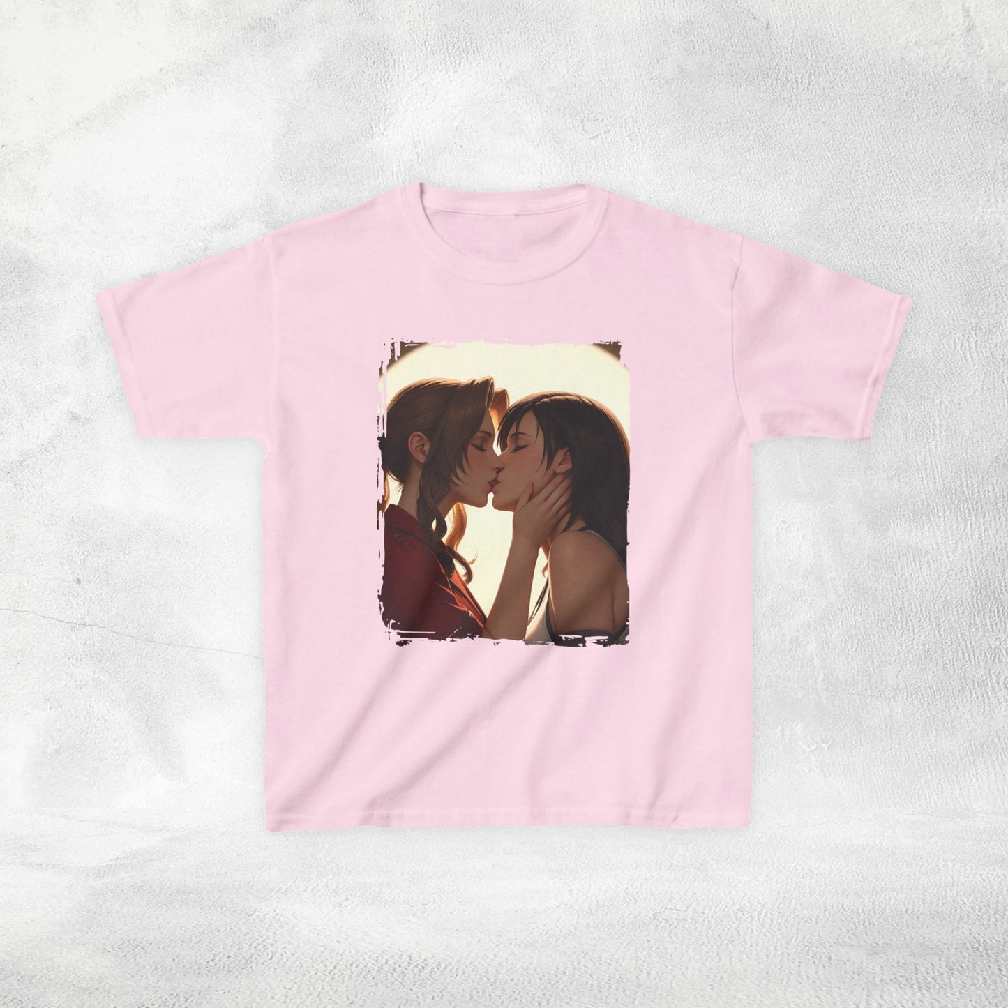 Kids gaming shirt Final Fantasy Tifa Lockhart and Aerith Gainsborough