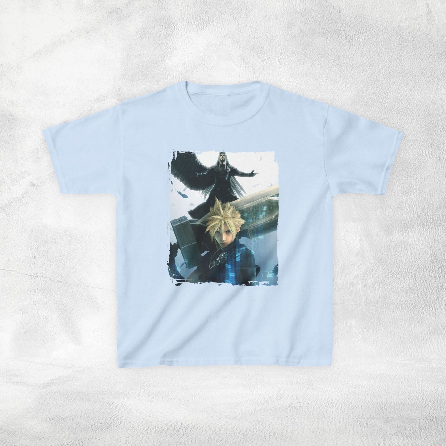 Copy of Kids gaming shirt Final Fantasy Cloud and Sephiroth