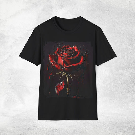 Unisex Gothic Shirt Rose