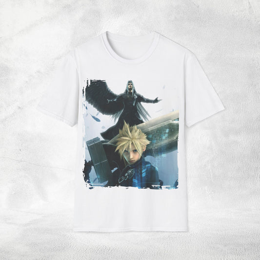 Unisex gaming shirt FF7 Cloud and Sephiroth