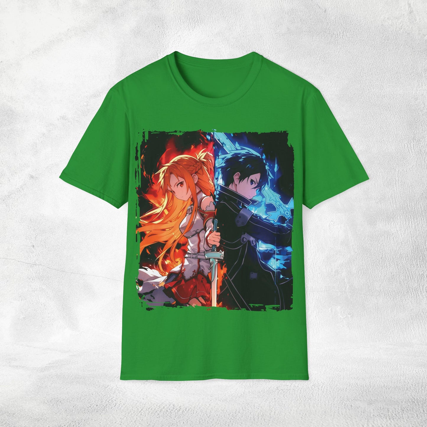Unisex anime shirt Kazuto Kirigaya / Kirito and Asuna Yuuki