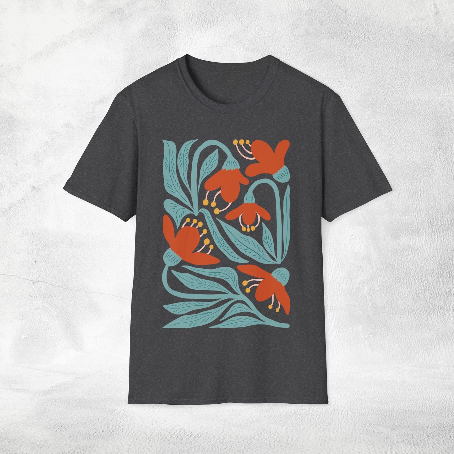 Womens shirt Dänische Blumen