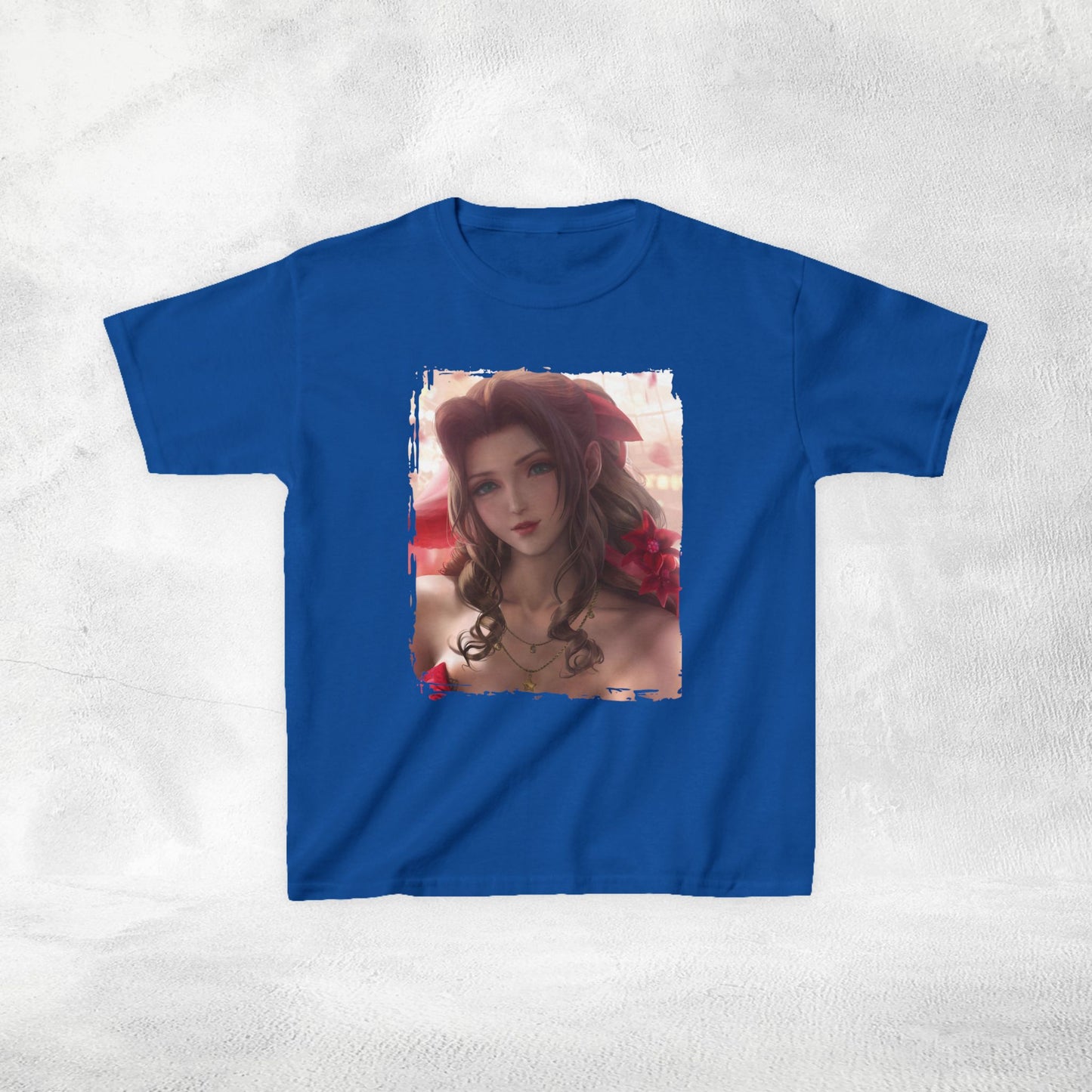 Kids  gaming shirt Final Fantasy Aerith Gainsborough